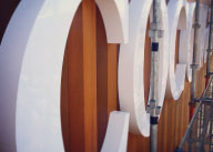 チェンネル文字　群馬県前橋市　建築