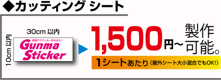 カッティングシート